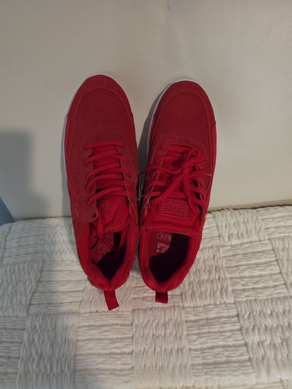 NWT DC Vandium Red White Men Shoe Size 12